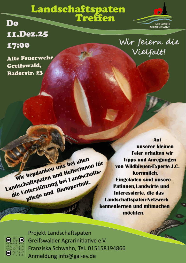 Einladung zur Landschaftspaten-Feier am 11.12.2025