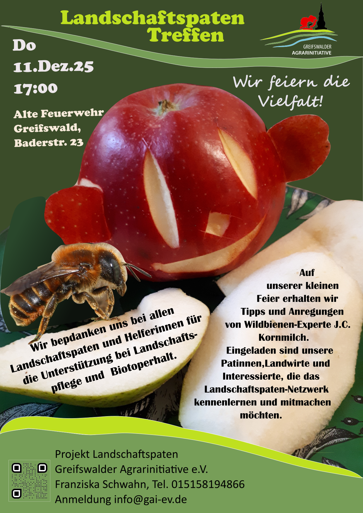 Einladung zur Landschaftspaten-Feier am 11.12.2025